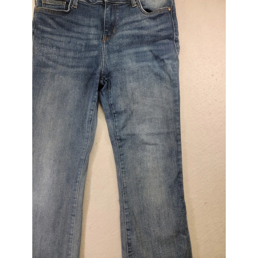GUESS Jeans Women's 30 Mid Rise Bootcut‎ Blue Denim Medium Wash Stretch